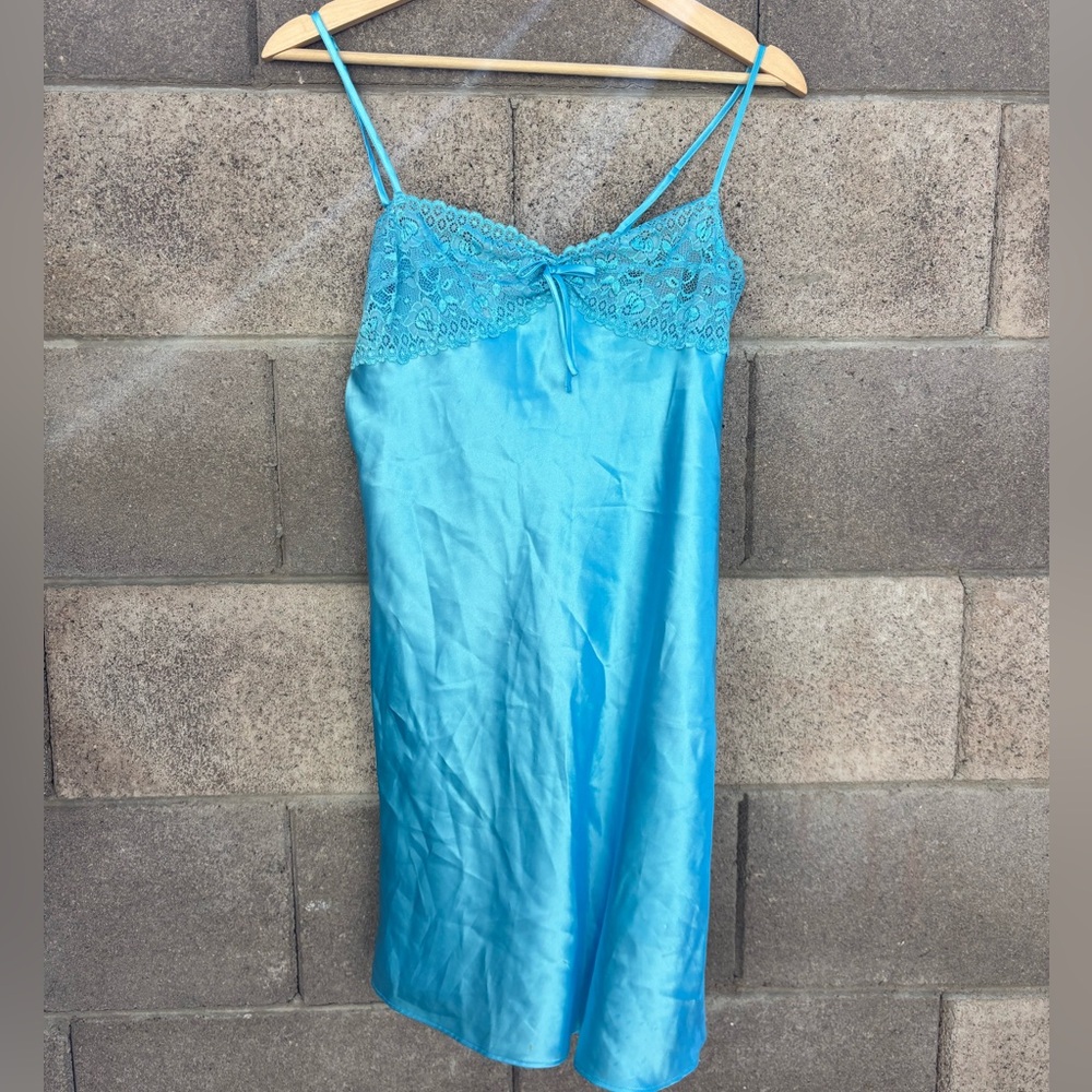 Blue Slip dress